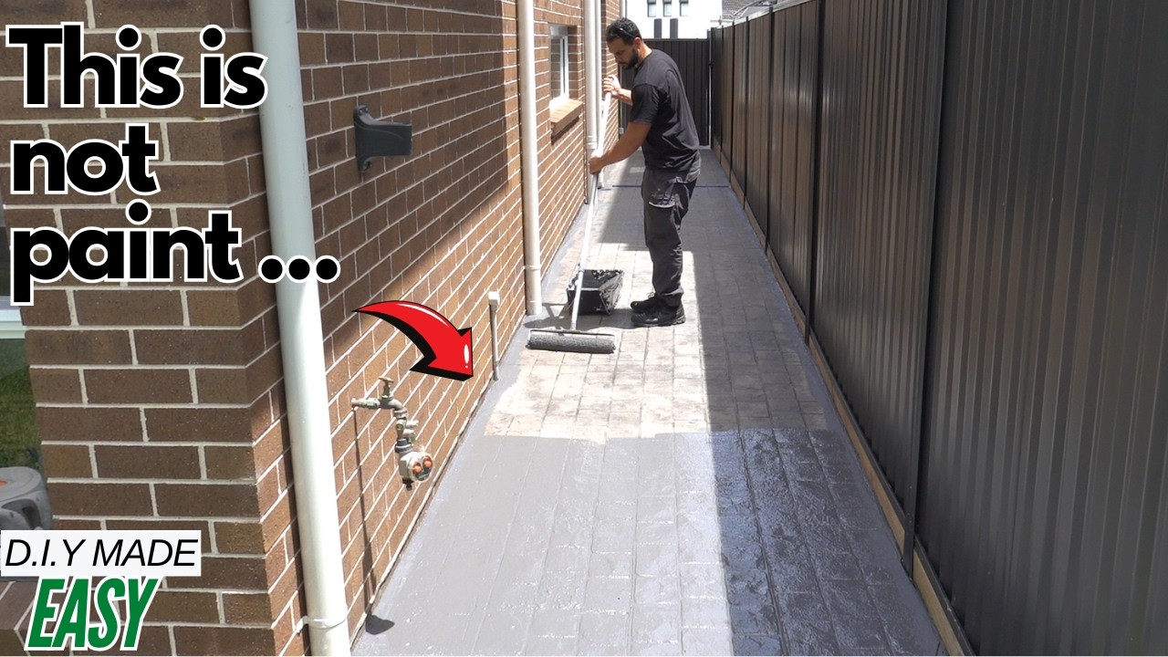 Make Your Old Concrete LOOK NEW AGAIN!  DIY with Colored Concrete Sealer