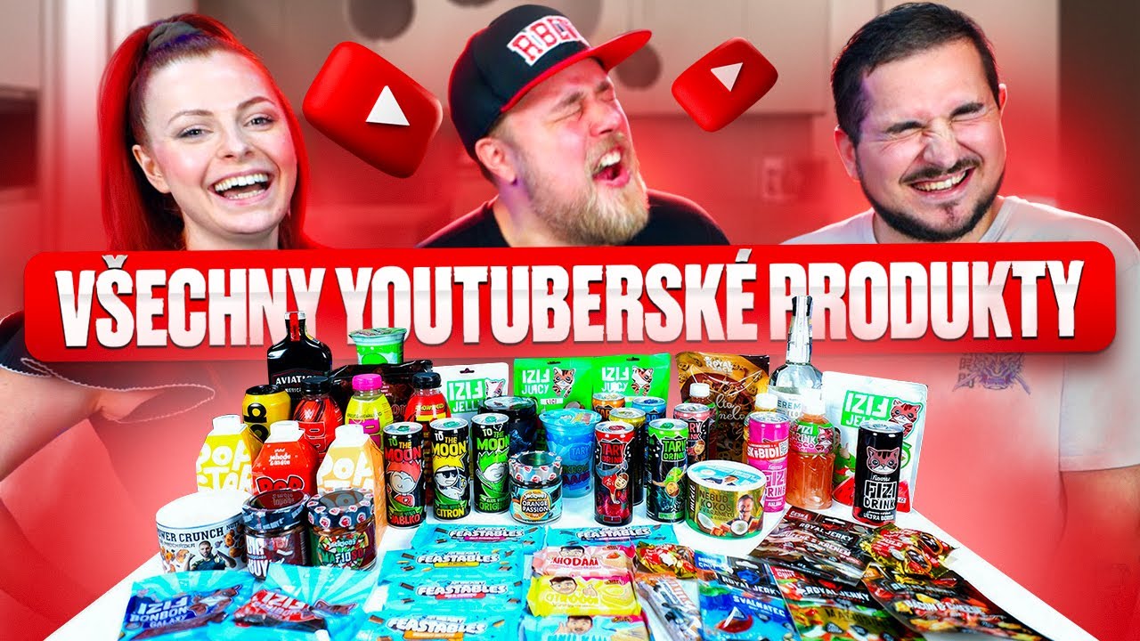 TESTUJEME V&Scaron;ECHNY YOUTUBERSK&Eacute; PRODUKTY