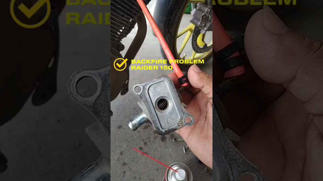 BackFire Problem On Raider 150 |Dirty AirCut and Air Filter @ RollyWorkz