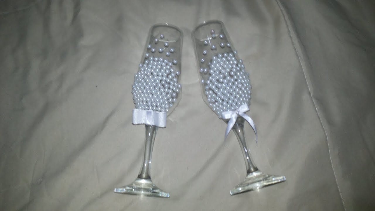 Taças Decoradas Com Pérolas