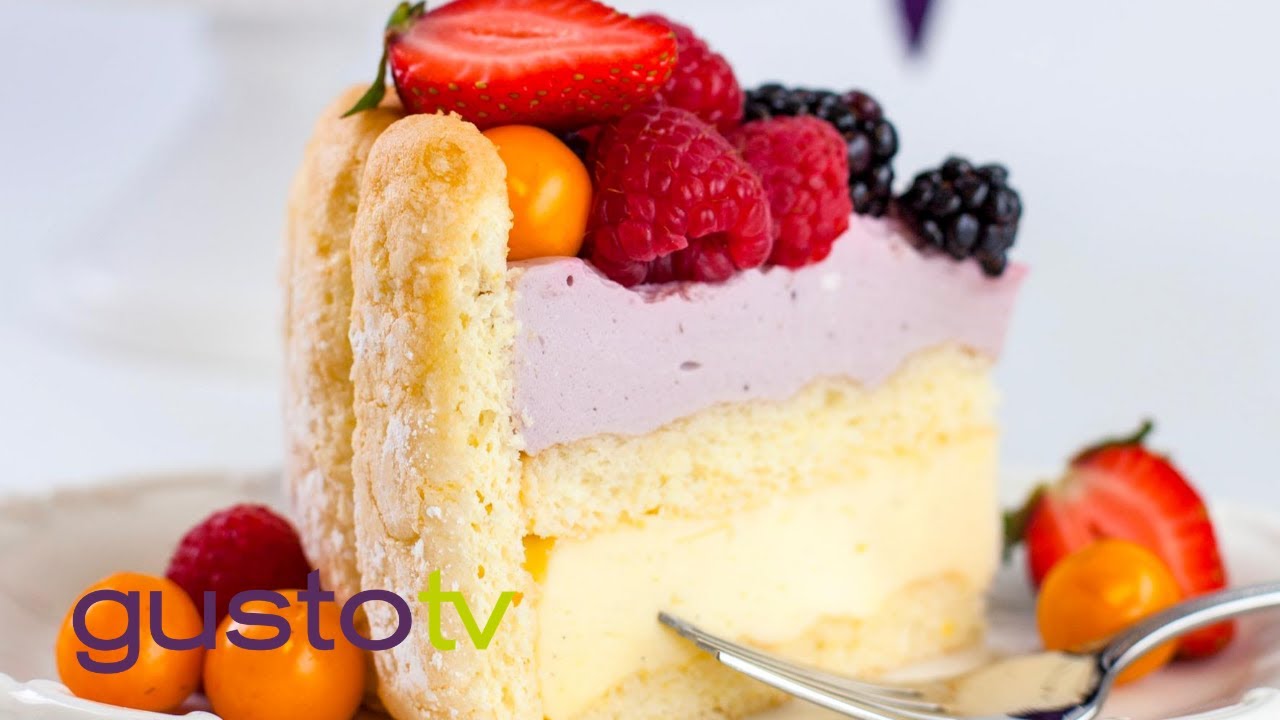 lady fingers and vanilla berry charlotte | flour power