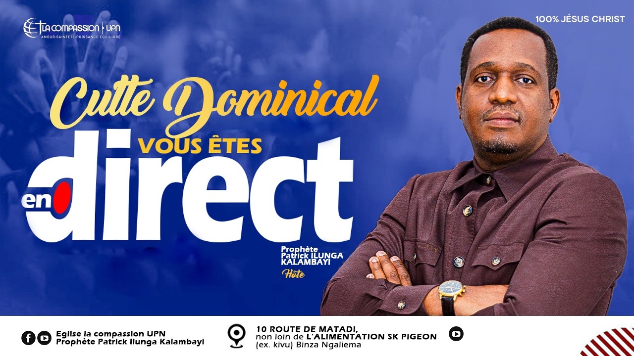 CULTE DOMINICAL _ CE PEUPLE M'HONORE DES LÈVRES   _  PROPHÈTE PATRICK ILUNGA K.
