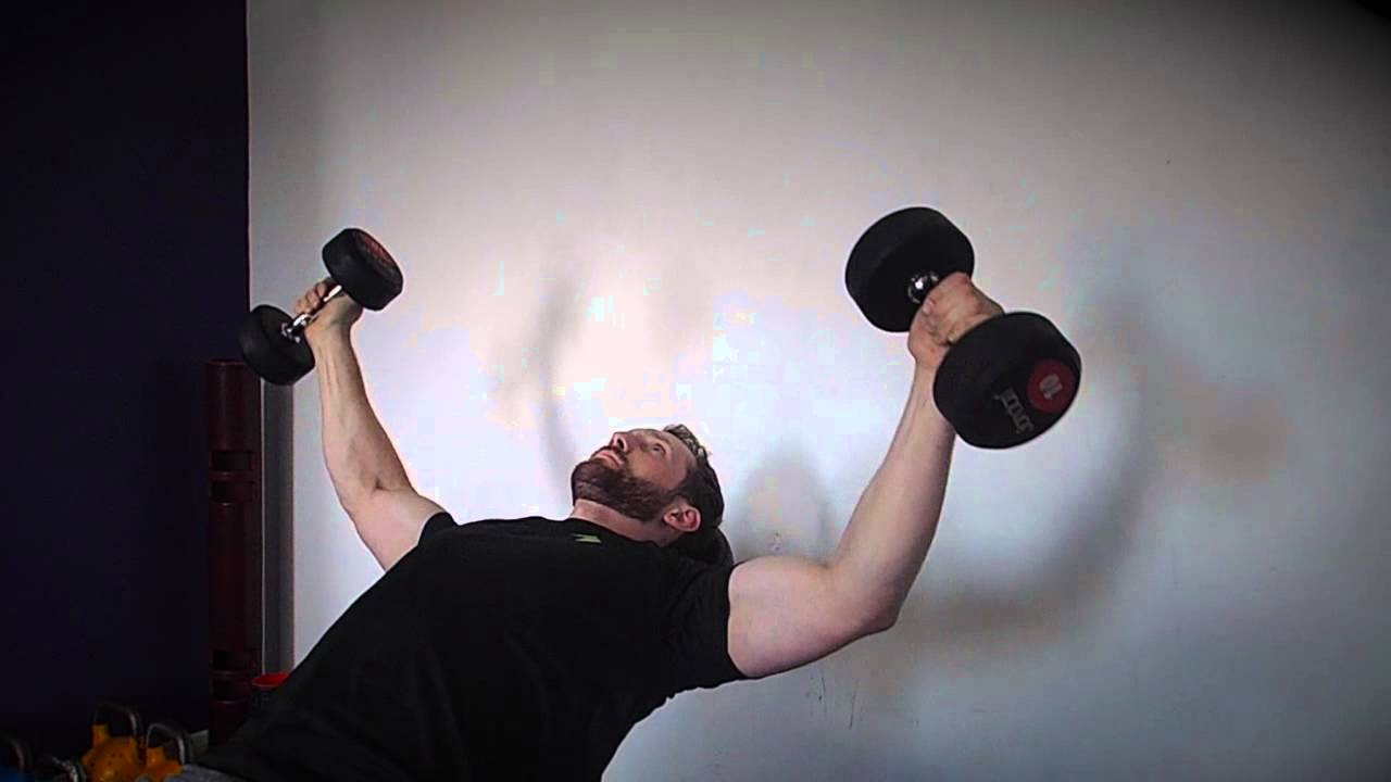 Incline Dumbbell Flyes (with a twist)