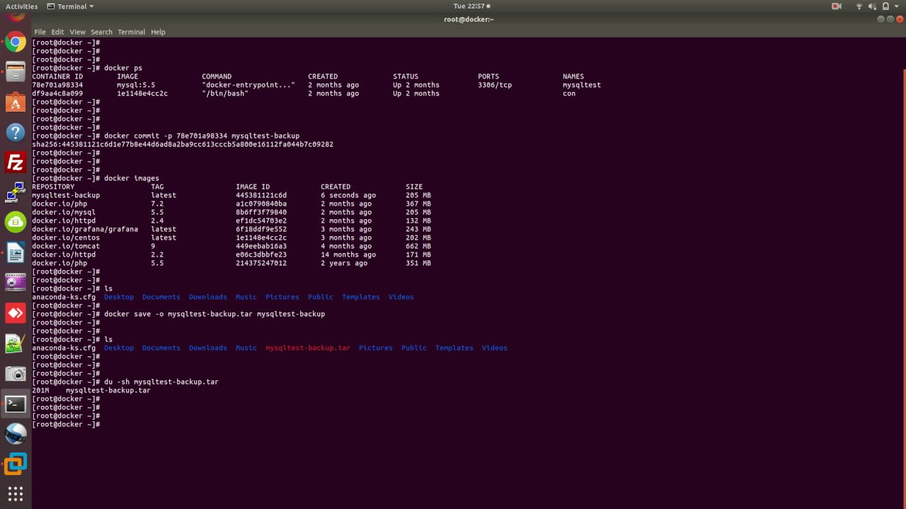 How To Take Backup of a Container In Docker