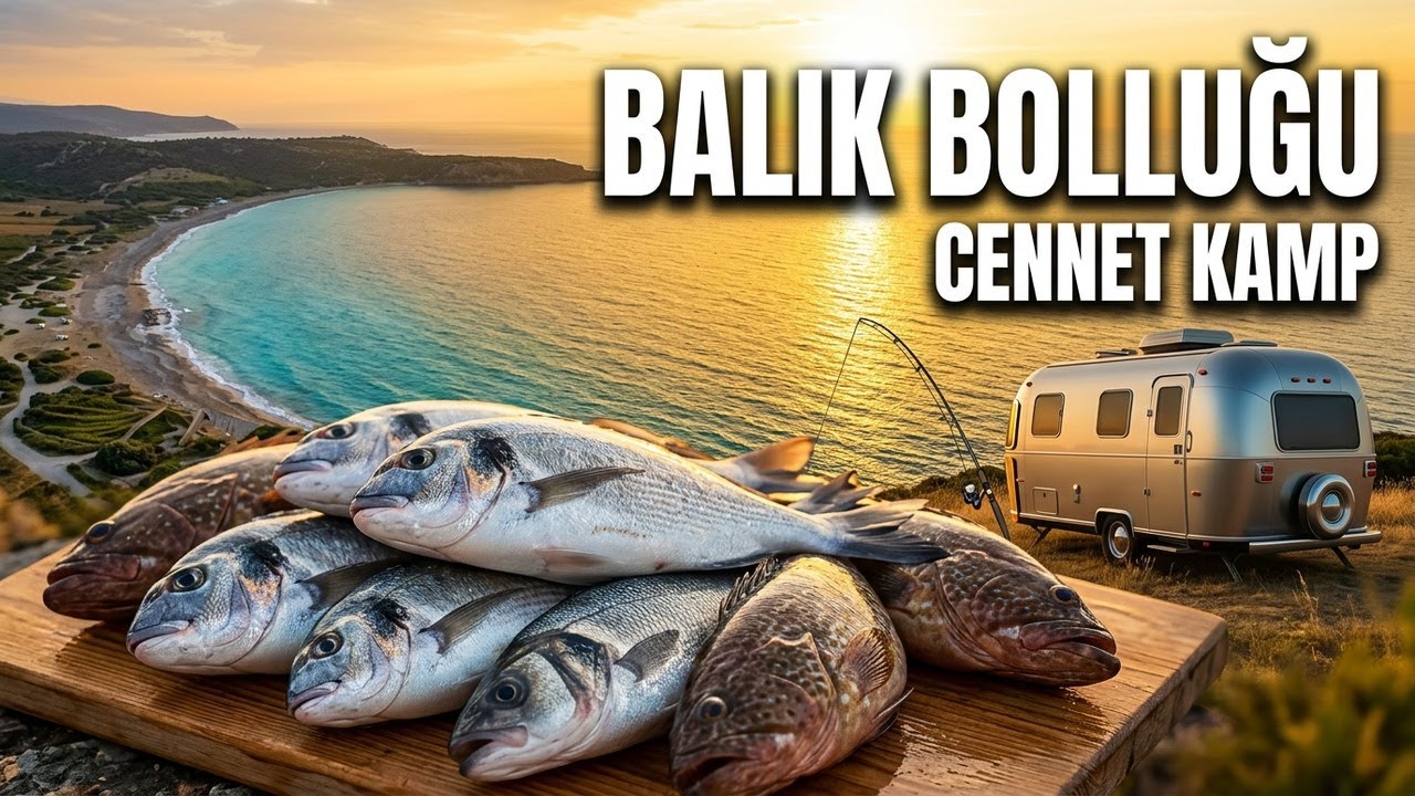 Cennet Gibi Bir Koyda Karavanla Kamp ve Bol Balıklı Günler! 🏕️🐟🚐
