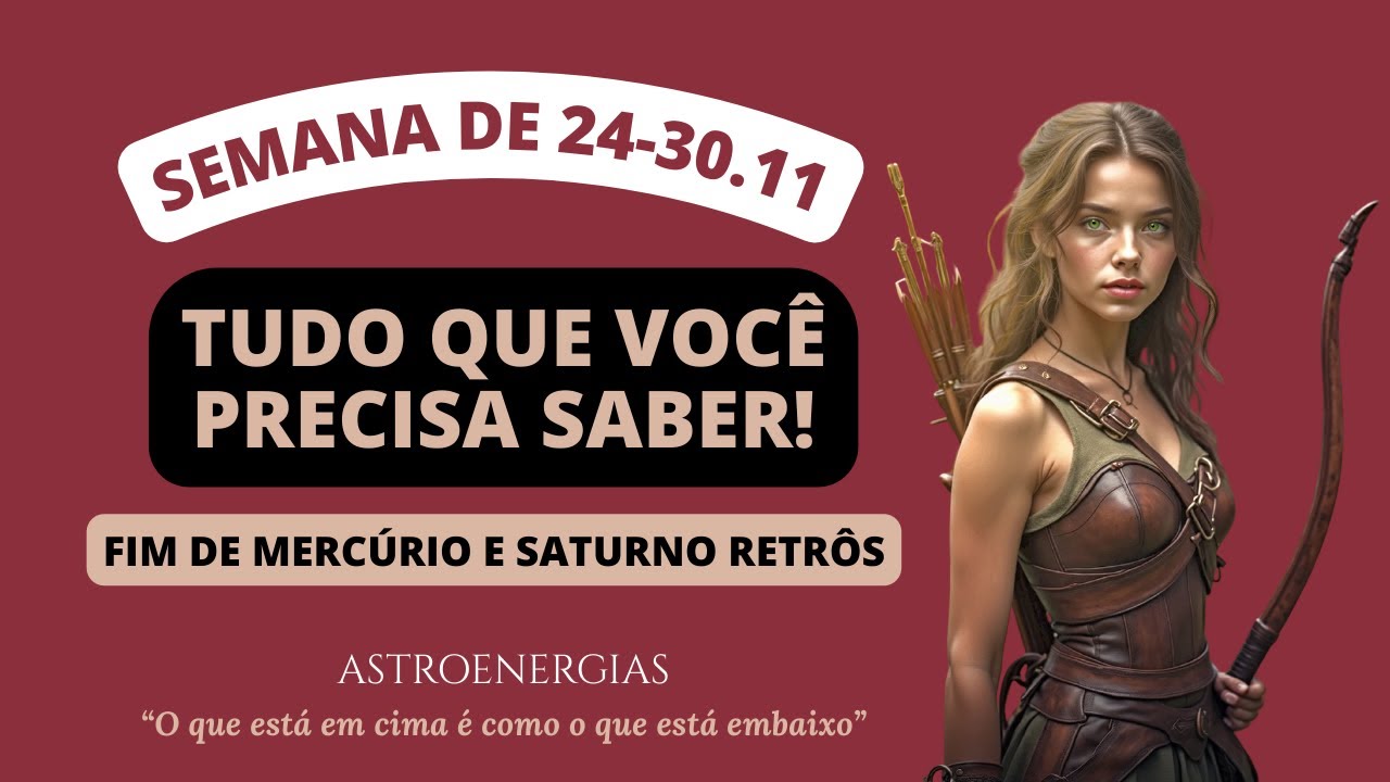 Semana de fechamento: fim de Mercúrio e Saturno Retrógrados!