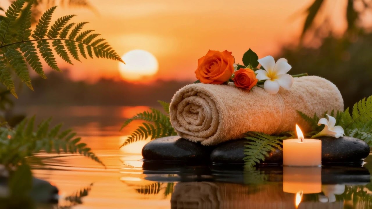 Relaxing Spa Music 💐 Long Hours Stress Relief Music, Insomnia Cure, Peaceful Water Magic 14