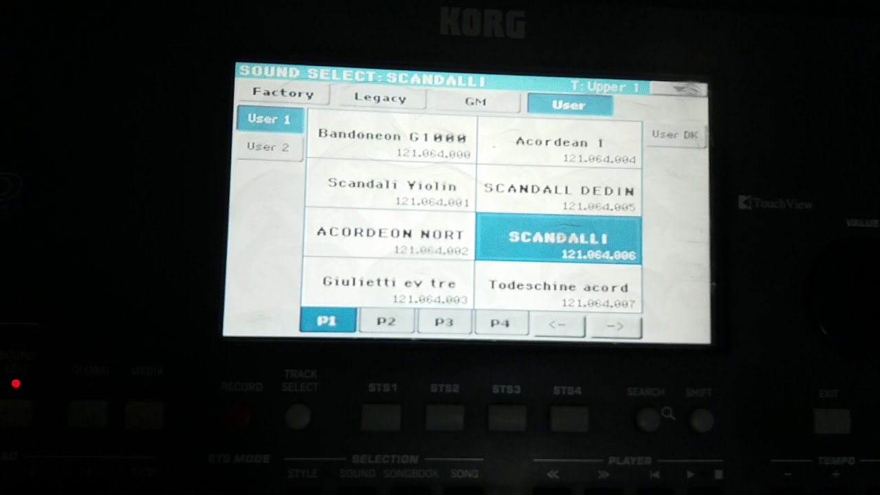 SET SO SANFONA PARA OS TECLADOS KORG PA300/600/900