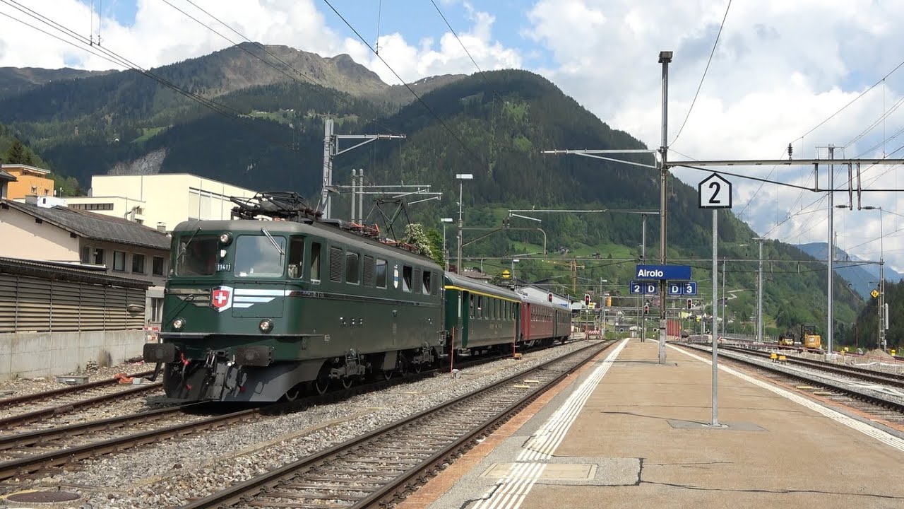 Verfolgungsjagd der Ae 6/6 11411 