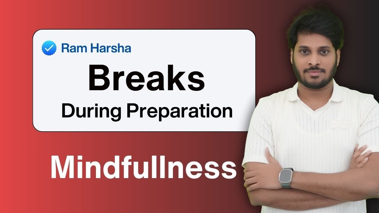 Breaks are Must During Preparation | CA Exams | CMA Exams