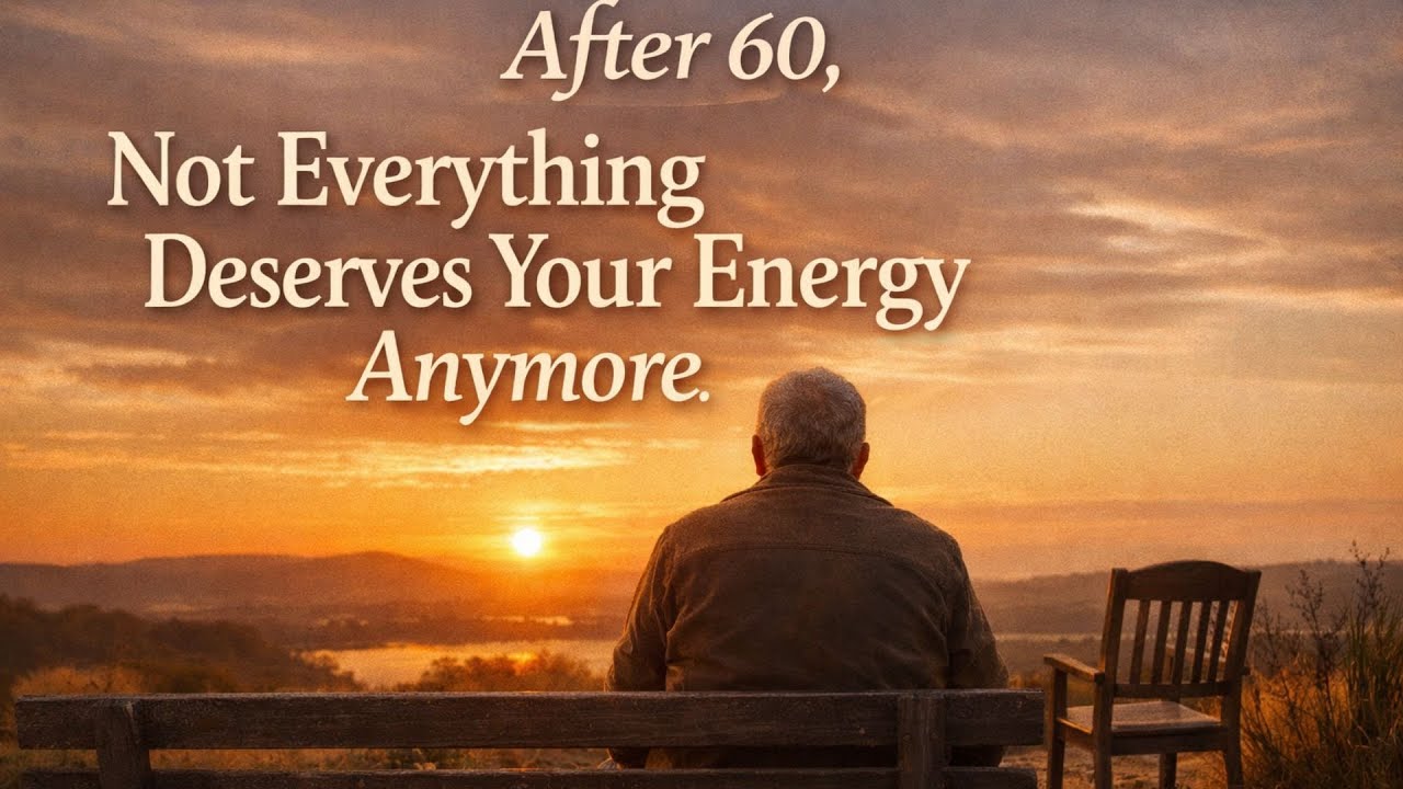After 60, Not Everything Deserves Your Energy Anymore