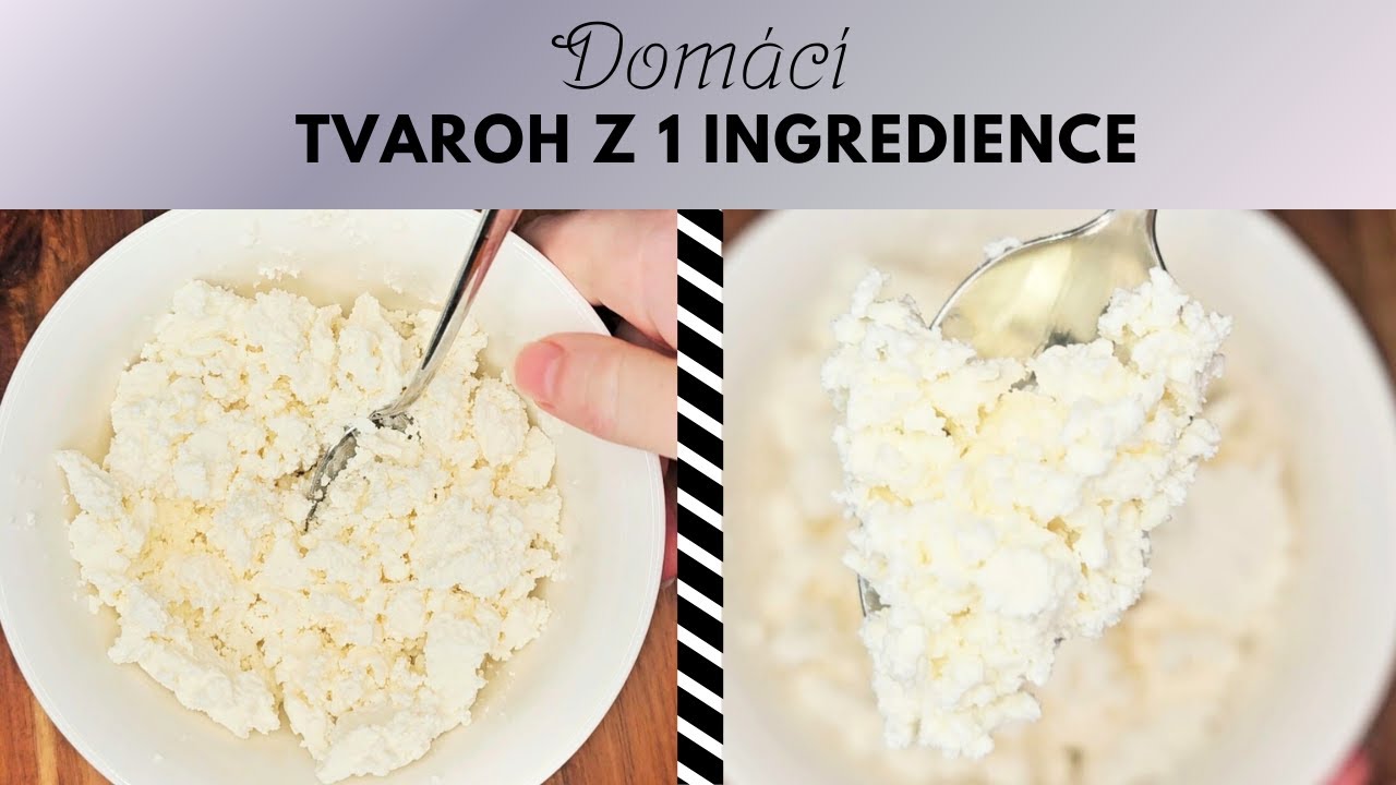 Dom&aacute;c&iacute; tvaroh &ndash; snadn&yacute; recept jen z 1 ingredience!