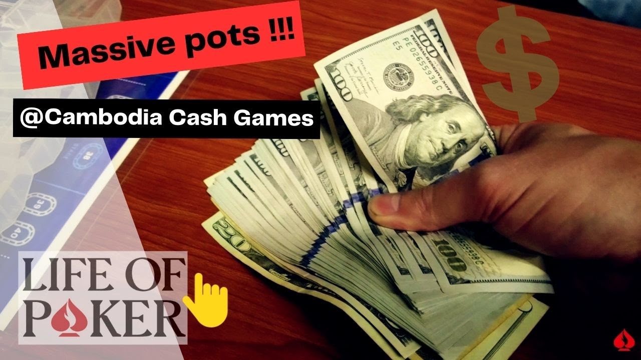 Playing massive pots at the cash tables in Cambodia! Touring with Thijs - Vlog Ep 2