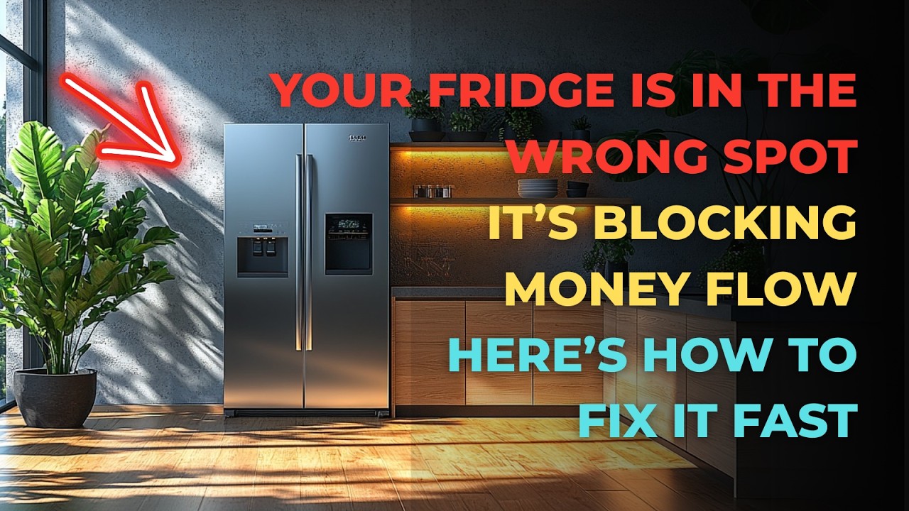 Place Your Fridge This Way to Unlock Wealth Flow at Home