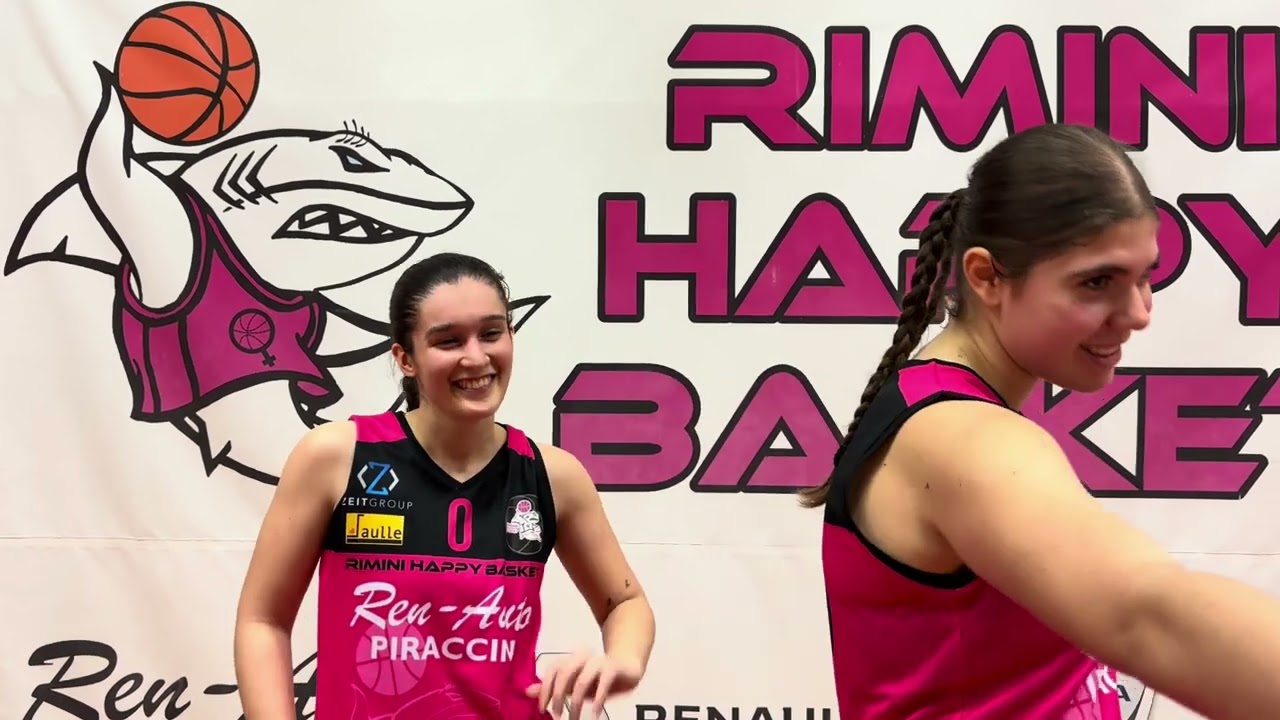 Ren Auto Rimini Happy Basket-Royal Vigarano 79-60, post partita con Agnese Tiraferri e Maria Renzi