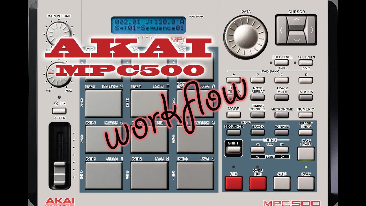 Akai MPC500 Sequencing Workflow