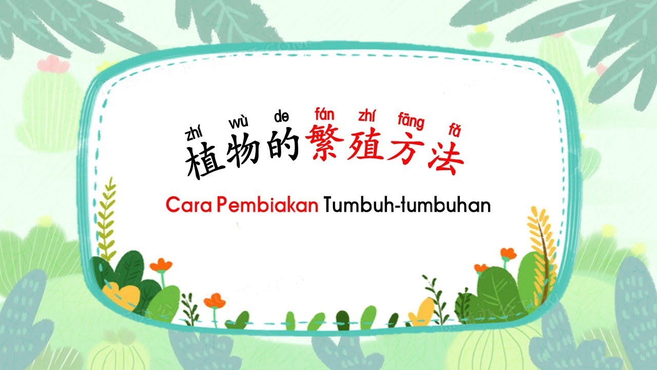 三年级科学：植物的繁殖方法（双语讲解Dwibahasa）Sains Tahun 3 SJKC