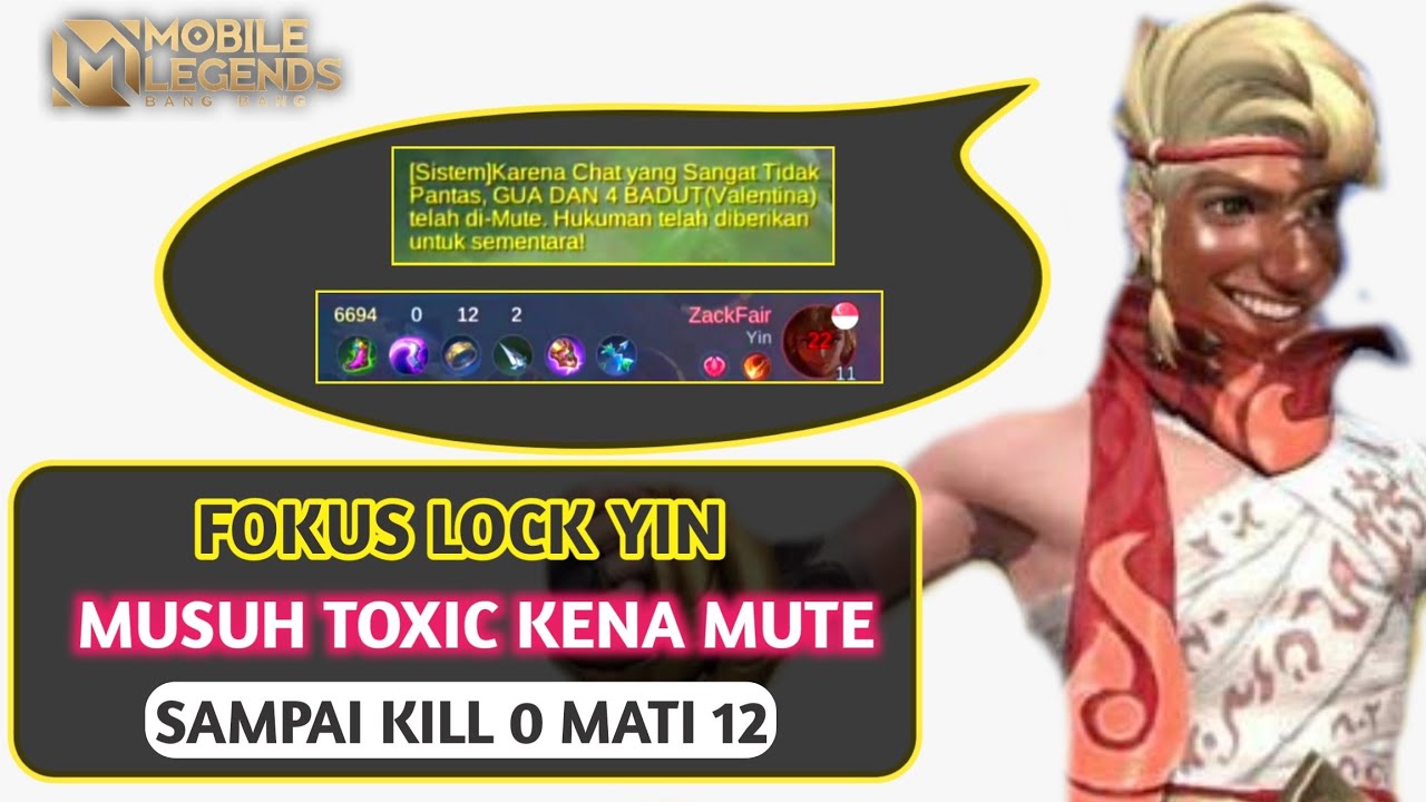 Lock Yin Buat Bolak Balik Turu, Musuh Toxic Ampe Di Mute!