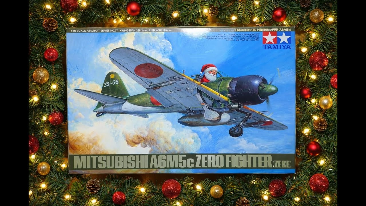 (Обзор на модель) Mitsubishi A6M5c Zero Fighter (Zeke) 1:48 от Tamiya арт. 61027