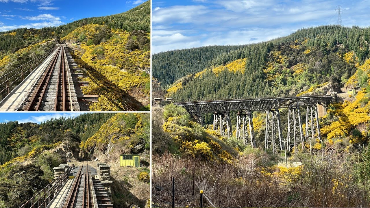 4K UHD Scenic Views Explore the Taieri Gorge with Dunedin Railways Episode 2: Journey to Hindon