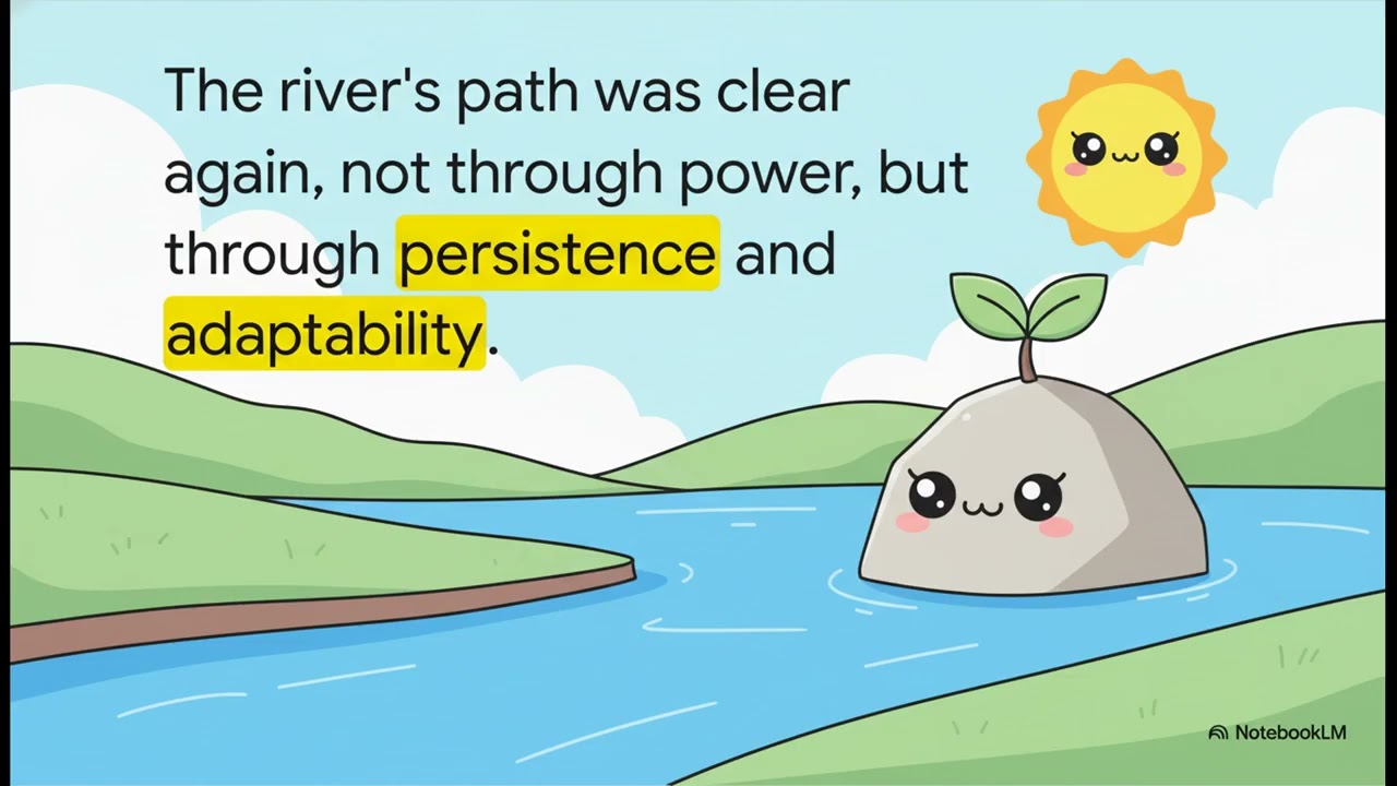 The River and the Rock – A Quiet Lesson in Adaptability, Science & Patience