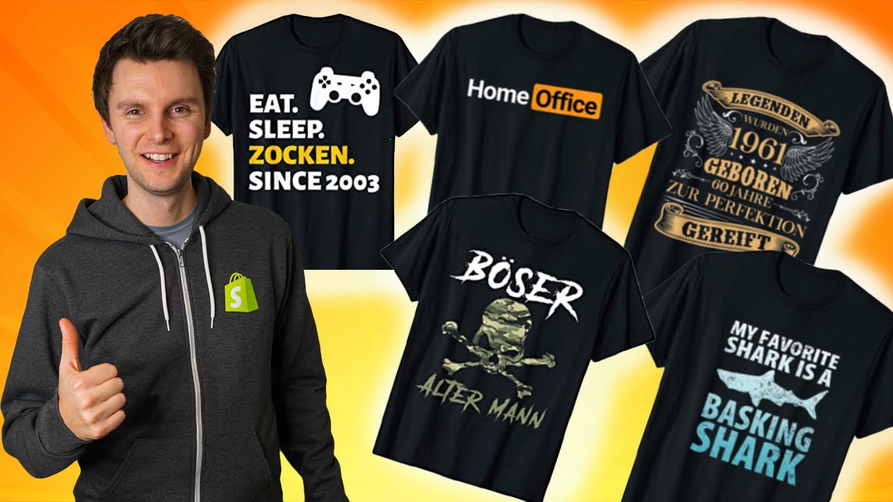 Print on Demand Designs erstellen - T-Shirt Business TOPSELLER analysiert