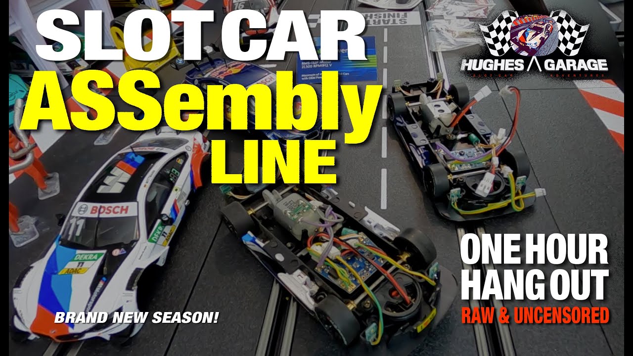 Slot Car Assembly Line - Hughes Garage SCA Ep 12. #slotcars #carreradigital #bmw #redbull