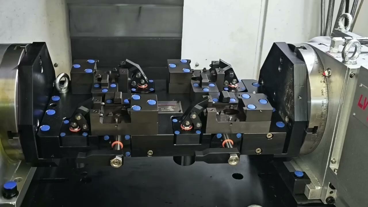 CNC 4-axis rotary table hydraulic fixture, TJR HR-255N