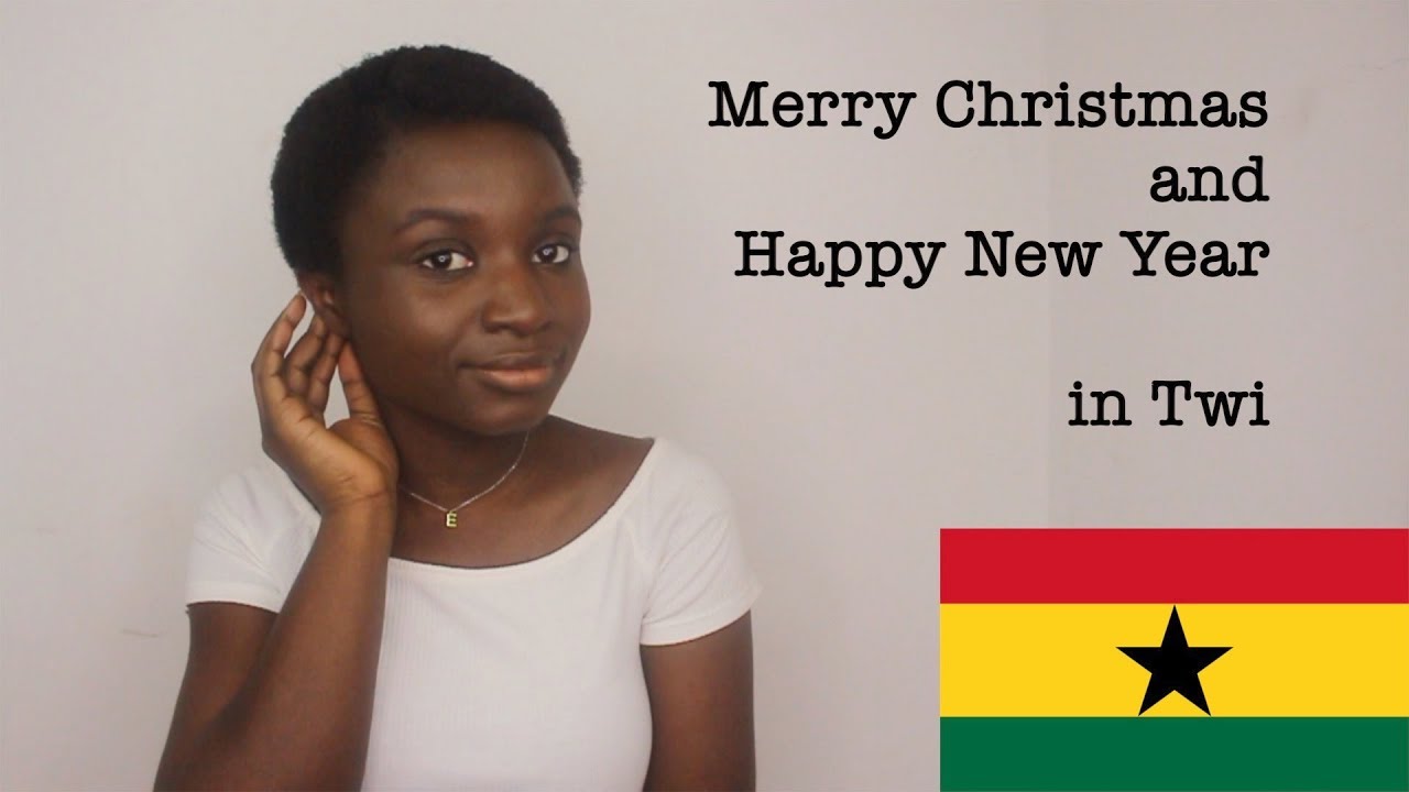 Merry Christmas and Happy New Year in Twi - Learn Twi with Efia BAE #4
