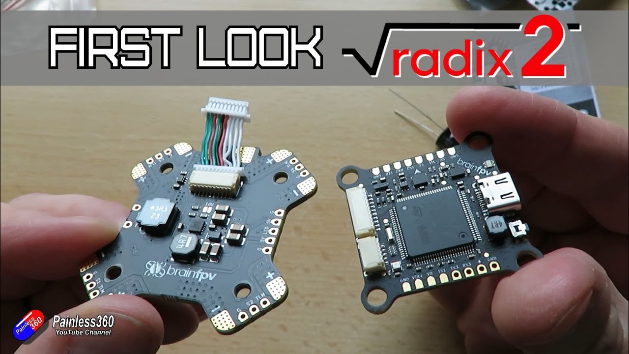 BrainFPV Radix 2 flight controller: First look at some of the cool new stuff..