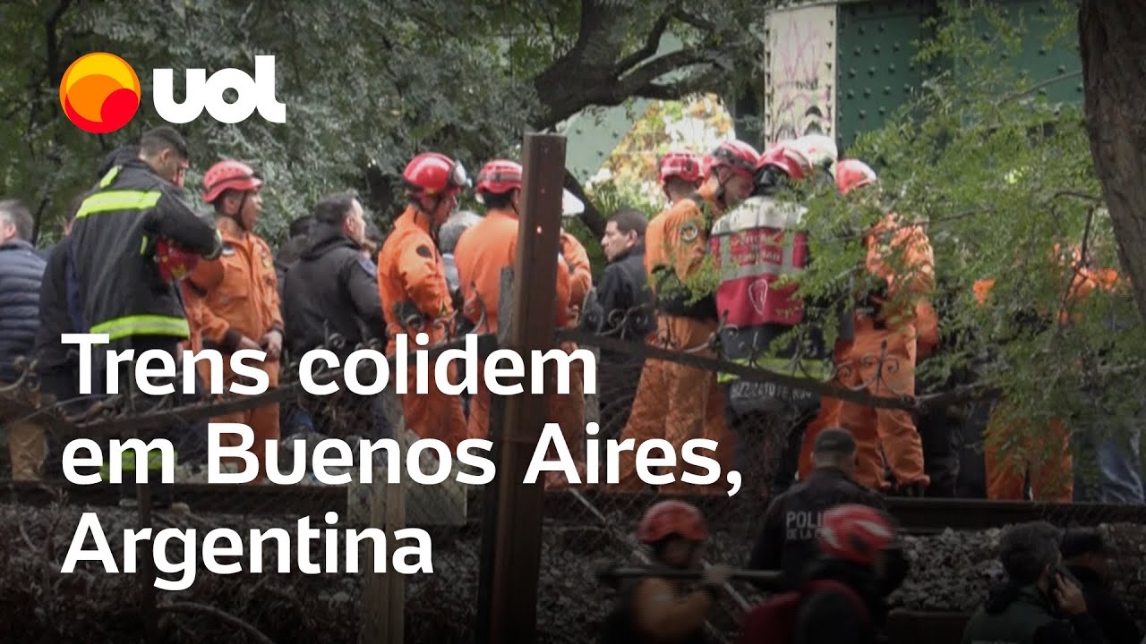 Trens colidem na Argentina: Pelo menos 30 pessoas s&atilde;o hospitalizados ap&oacute;s acidente em Buenos Aires