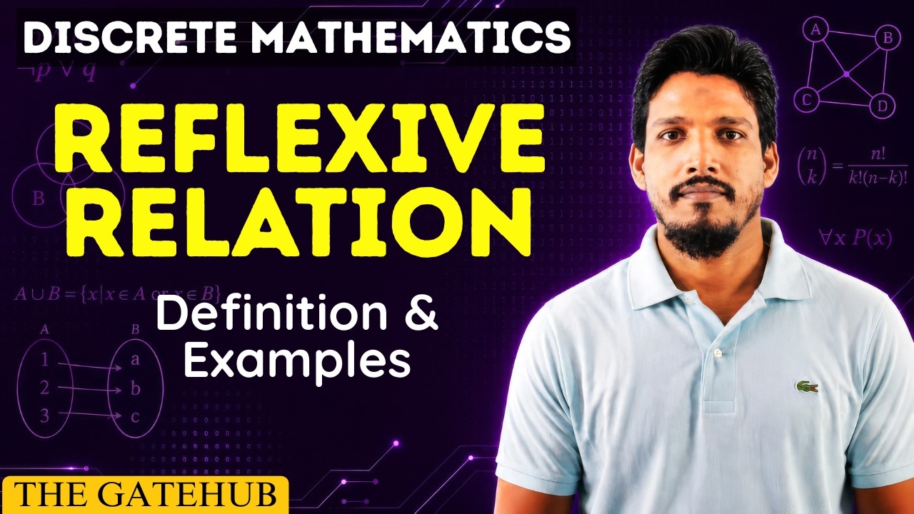 Reflexive Relation with examples | Discrete Mathematics