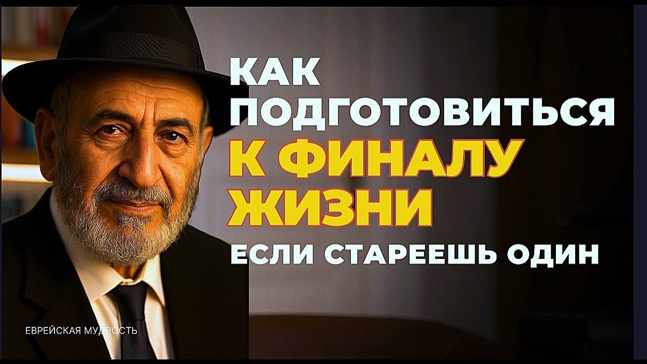 Как спланировать ПОСЛЕДНИЕ ГОДЫ, если стареешь в одиночестве? 10 важных ПУНКТОВ. Еврейская мудрость.
