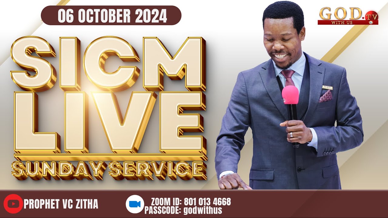 YOU ARE WATCHING LIVE SUNDAY SERVICE WITH PROPHET V.C ZITHA -  06 OCTOBER 2024