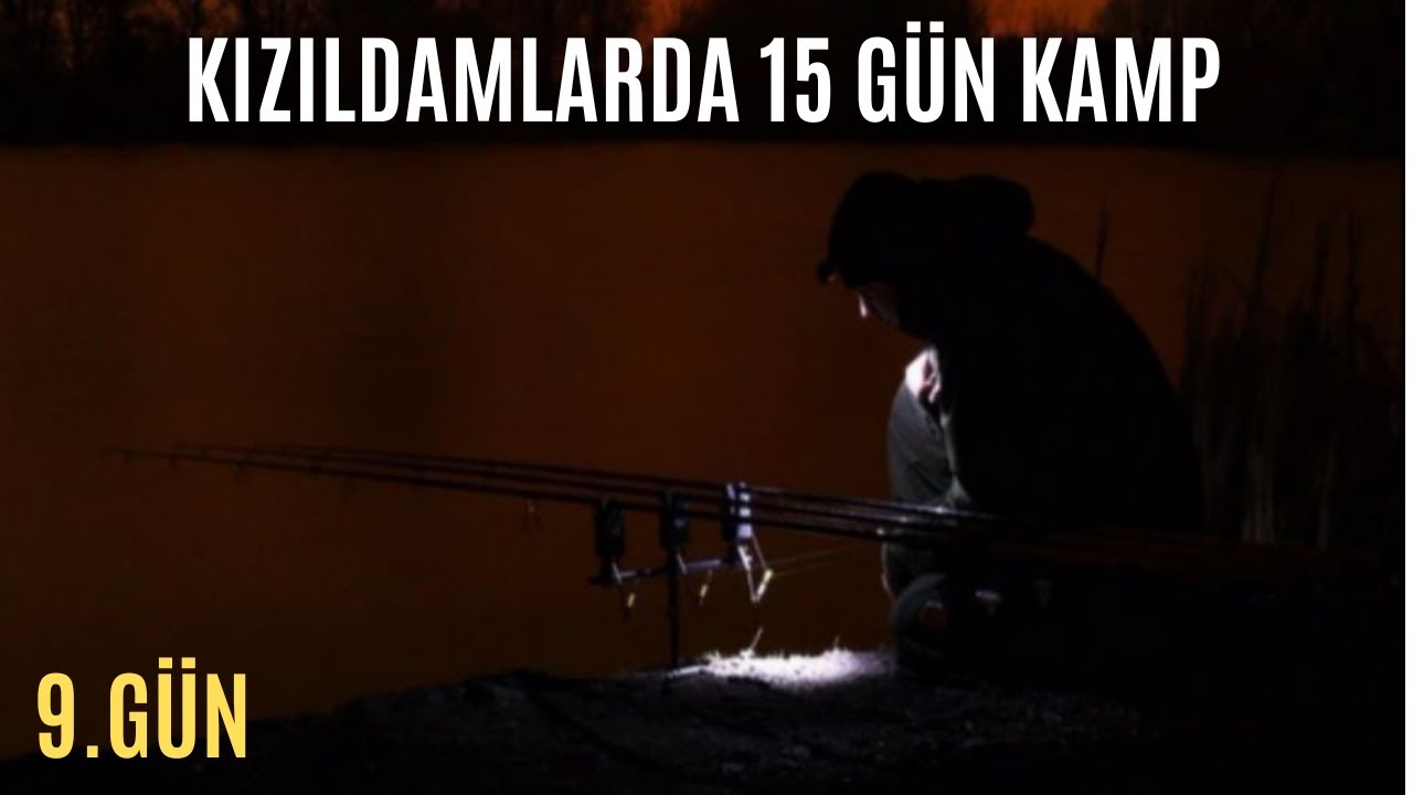 Tek başına 15 gün kamp | 9.GÜN | #kamp #balık #sazan #balıkavı #sazanavı #camp #camping #carp