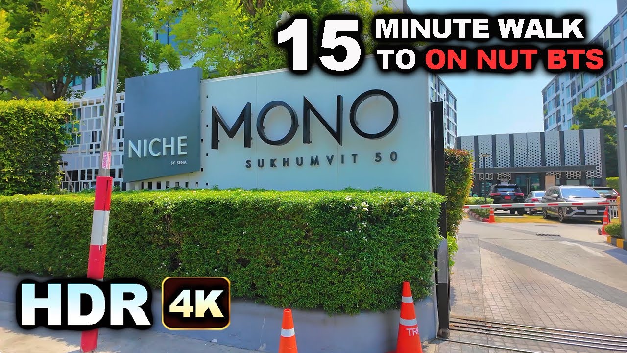 Niche Mono Sukhumvit 50  -  Airbnb Rental  15 Minute Walk to On Nut BTS Station  -  Bangkok Thailand