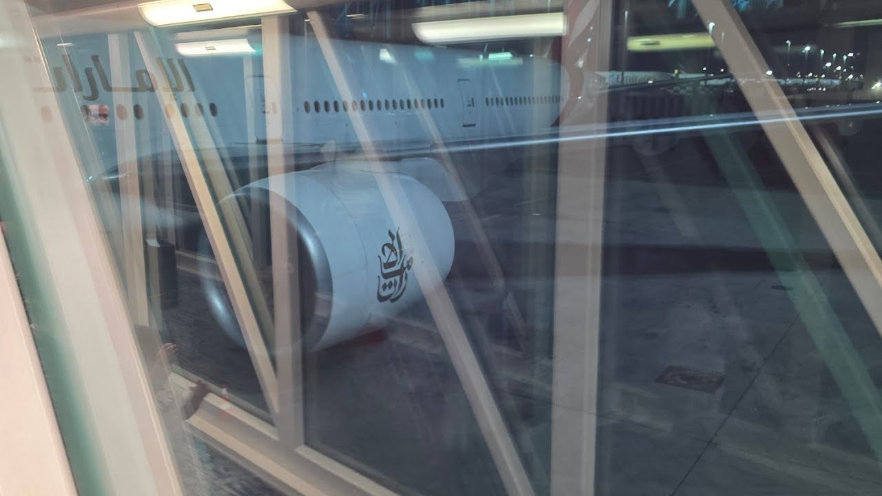 Beirut to Dubai on Emirates' B777-300, Economy.