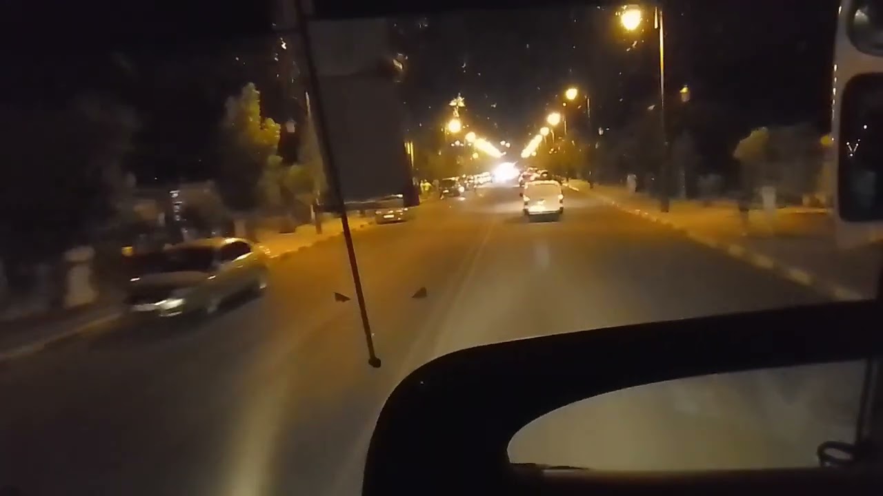 جولة على متن حافلة ستيام في مدينة ورزازات مع موسيقة صحراوية Autocar CTM ouarzazat