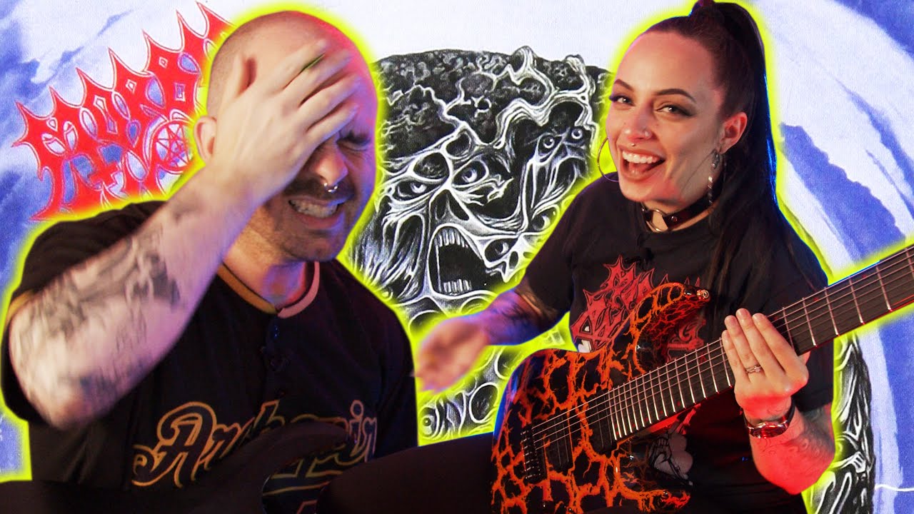 МОЯ ЖЕНА УЧИТ МЕНЯ БОЛЬШЕ ГИТАРНЫХ РИФФОВ В СТИЛЕ DEATH-METAL