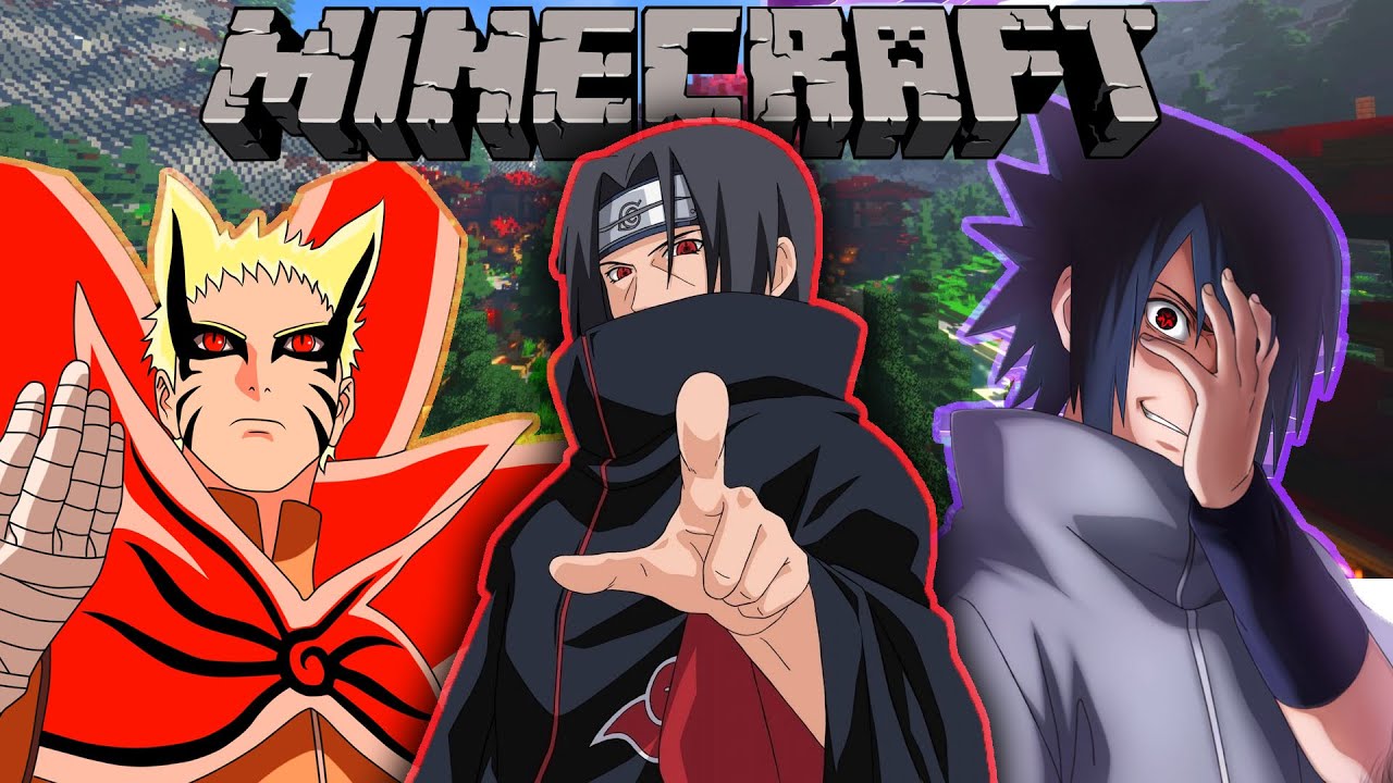 We played a Minecraft Naruto mod and it was AMAZING