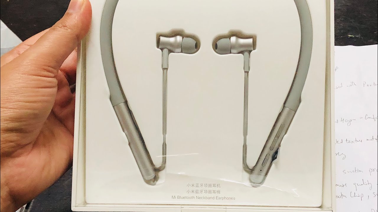 Mi Bluetooth Neckband Earphones Unboxing and First Impression