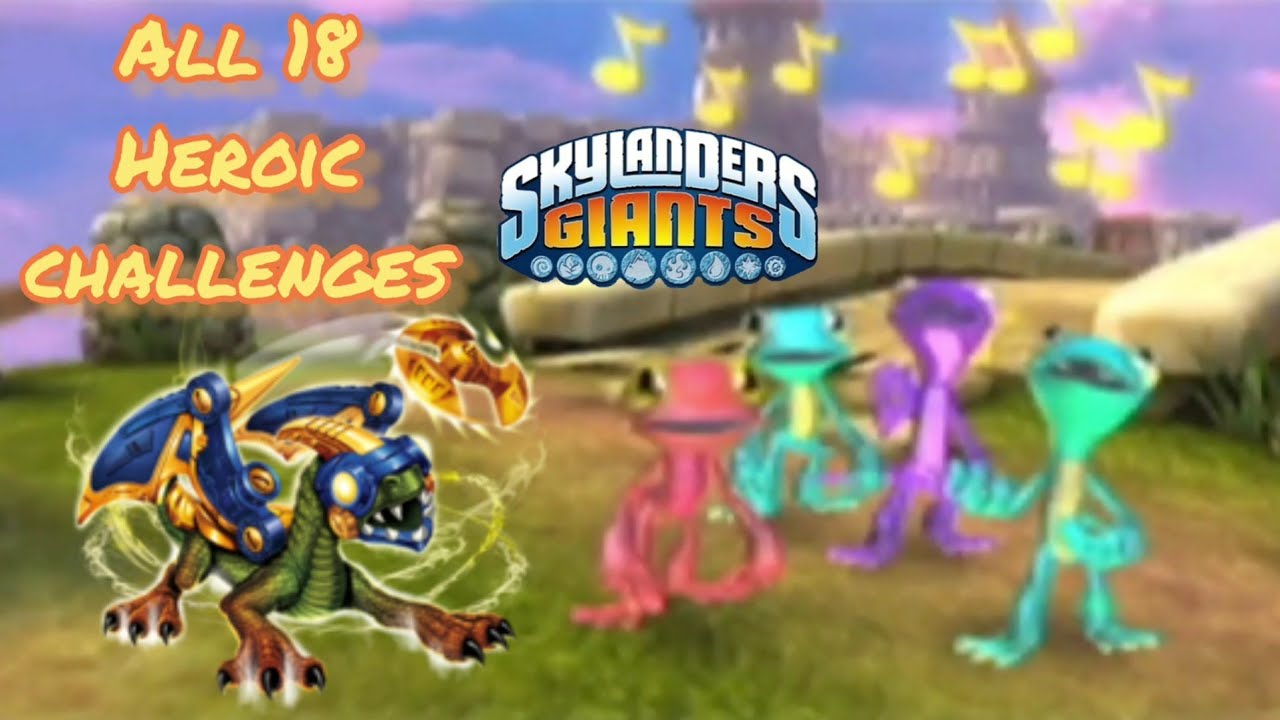 ALL 18 Heroic challenges | Skylanders Giants 100%, Everything Nightmare Playthrough