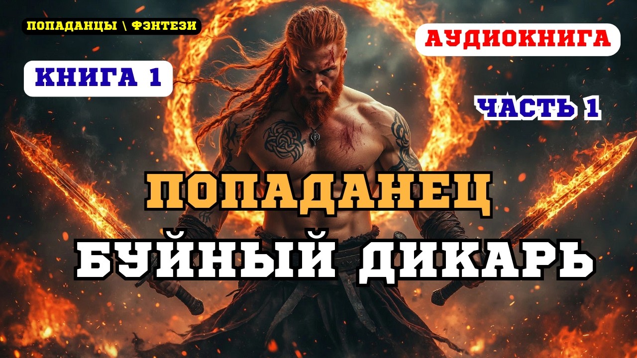 Аудиокнига фэнтези 2025 Гнев варвара: сага о несломленном воине на арене (Книга 1 Часть 1)