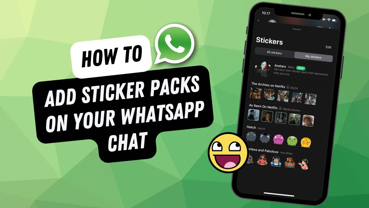 How To Add Sticker Packs On WhatsApp For iPhone