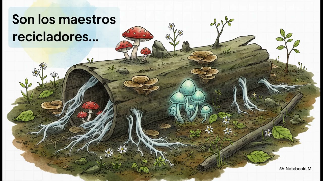 Hongos y ciclo de la vida.