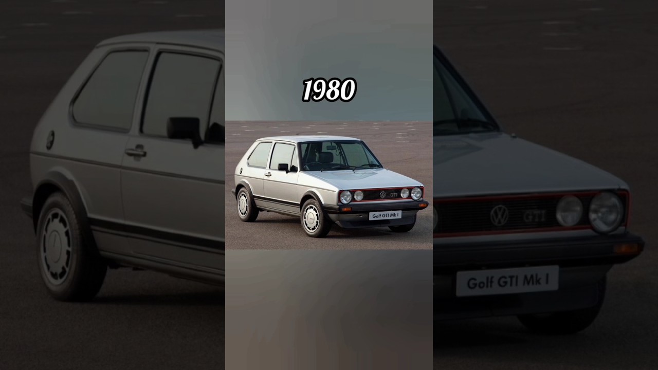 Evolution of Volkswagen Golf 🔥 ( 1974 - 2023 ) #shorts #volkswagengolf #patelautovlogs