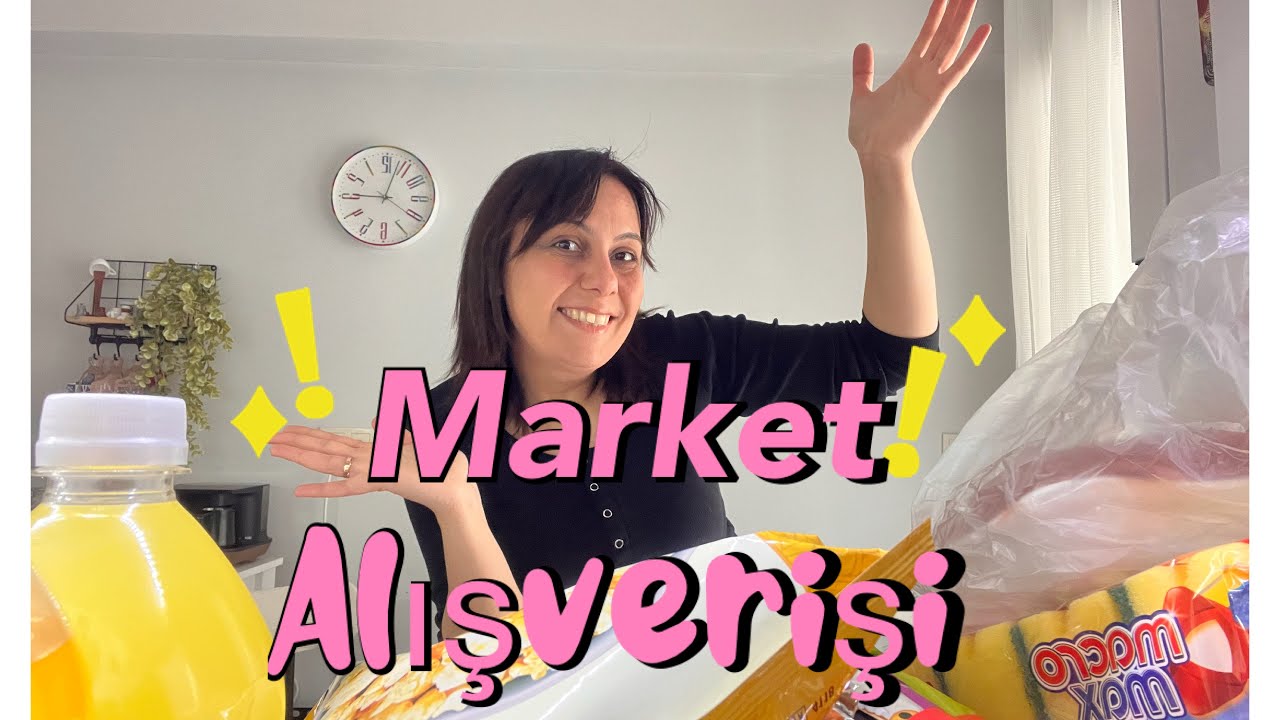4000 ₺ MARKET ALIŞVERİŞİM🛒EKSİKLERİMİ ALDIM-MARKET TURU❤️