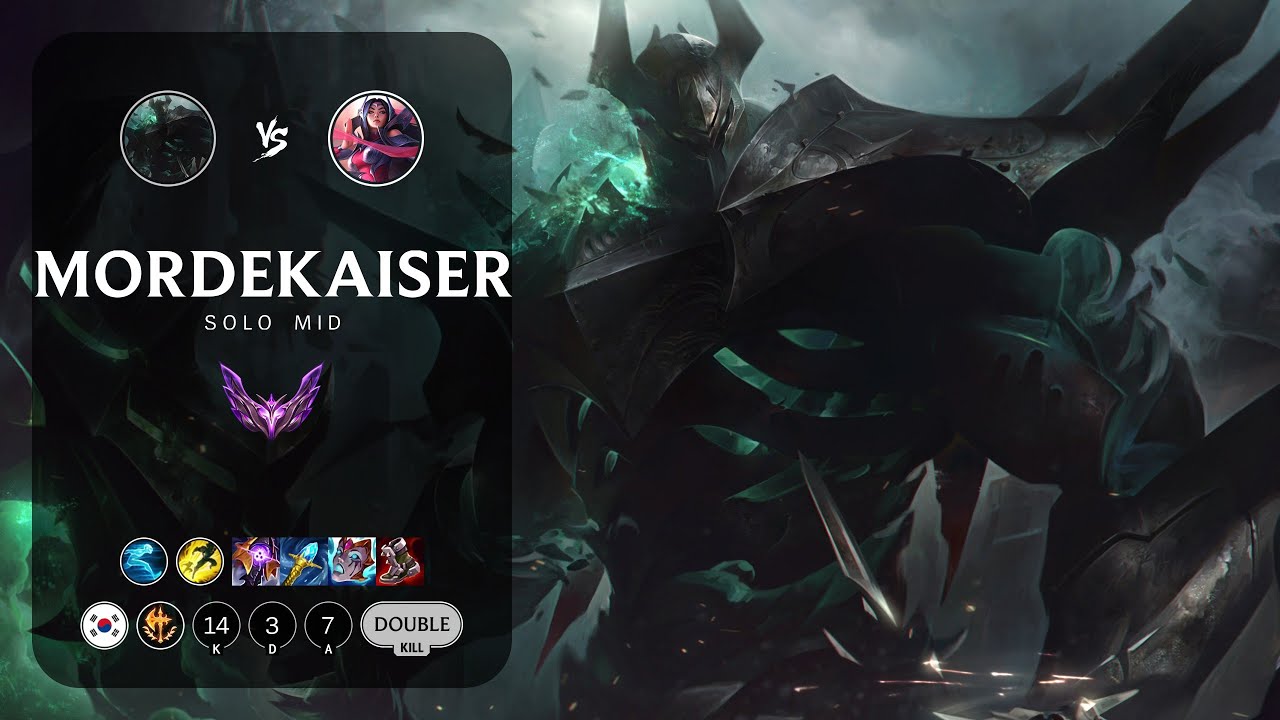 Mordekaiser Mid vs Irelia - KR Master Patch 14.7