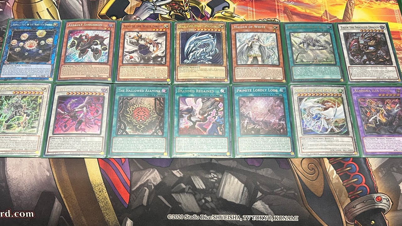 Updated Blue Eyes White Forest Azamina Primite Bystial Deck Profile for Yugioh February 2026!