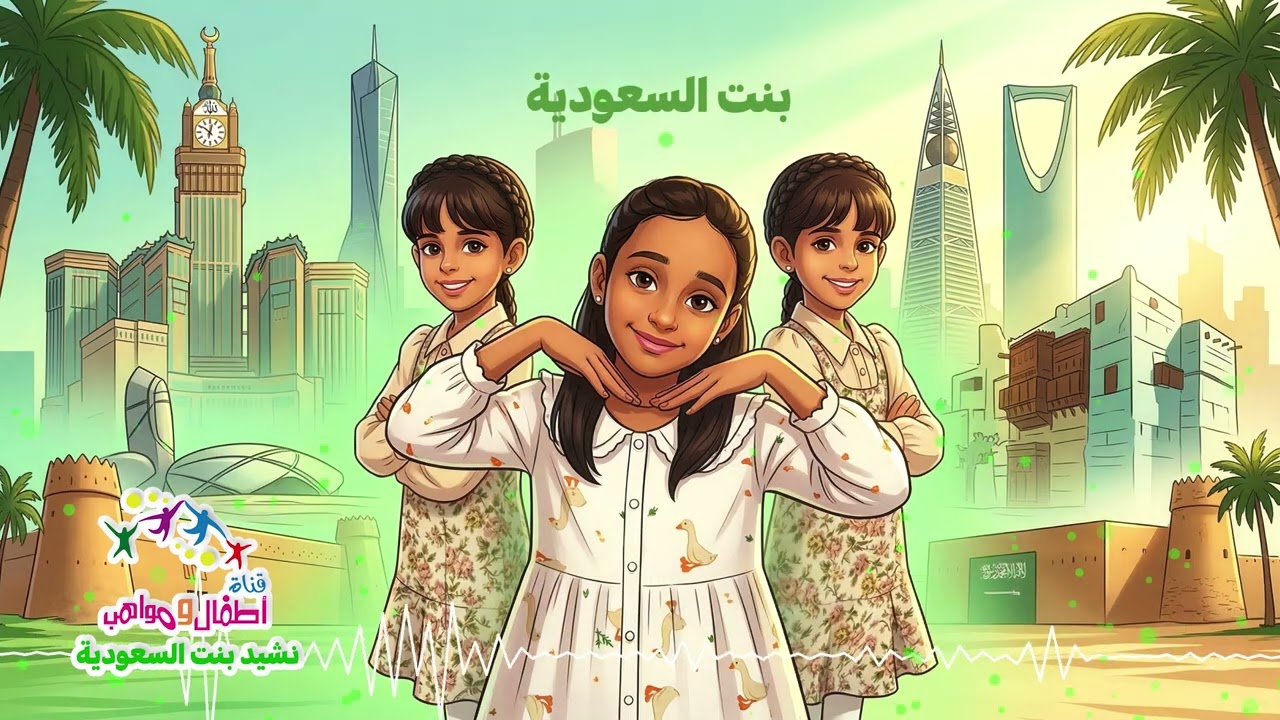 اسمع الان لاول مرة نشيد بنت السعودية للنجمات شذى جريبي و كيان و ميلان ( إيقاع و بدون إيقاع )